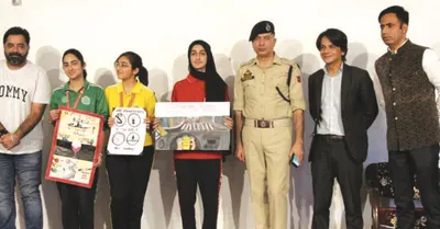 road safety awareness event held at dps srinagar