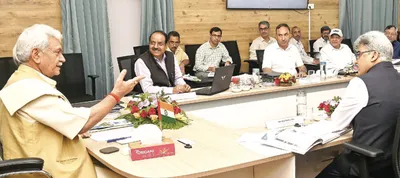 lg chairs 20th university council meeting of skuast jammu