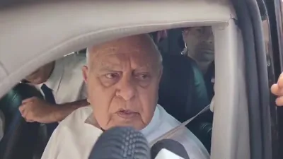 peace indispensable for india  pakistan to prosper  farooq abdullah