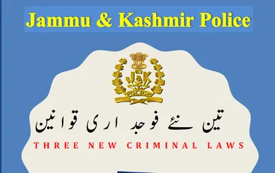 three new criminal laws explained in this urdu document issued by j k police