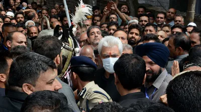 ashura  lg participates in zuljanah procession at bota kadal in srinagar