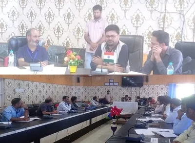 general observer reviews election preparations in dooru