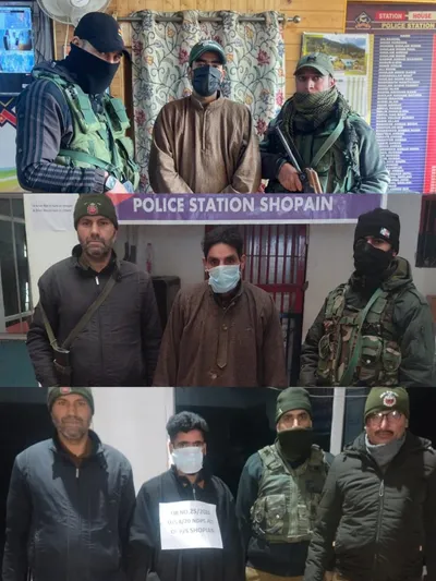 3 drug peddlers arrested in shopian  sopore