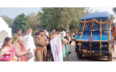 north zone competition at chandigarh   igp jammu flags off ‘special olympics’ athletes representing j k