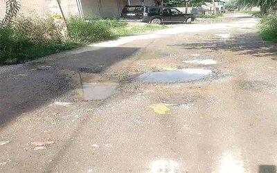 inordinate delay in road repairs at lal bazar irks residents