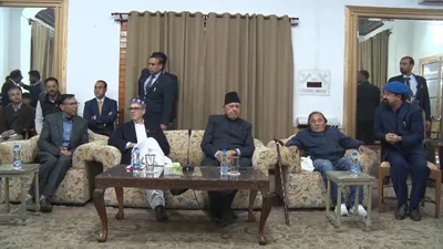 cm omar abdullah meets delegation from kargil in srinagar