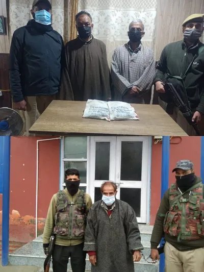 3 drug peddlers arrested in separate incidents in kashmir