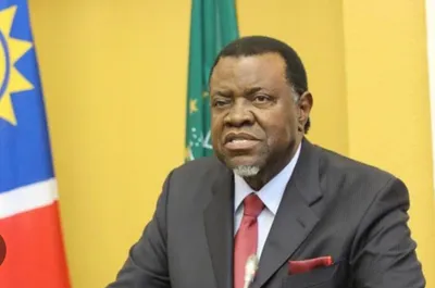 india mourns the passing of namibian president dr hage g geingob