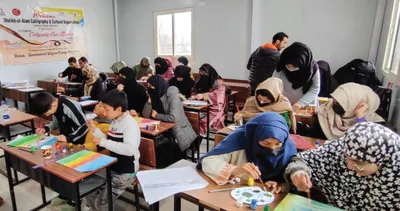 calligraphy cum drawing workshop held at chadoora