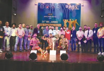 krishan lal crowned 24th mr jammu and fitness champion