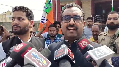 ram madhav slams er rashid for his post release comments  says “it will further vitiate kashmir politics”