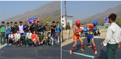 police inaugurate kickboxing tournament at dpl awantipora