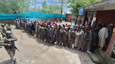 final day of voting in kashmir