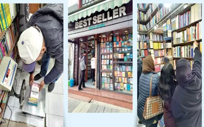 plot twist  srinagar bookstore gets creative with sales