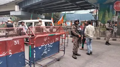 impregnable security cover across srinagar ahead of pm modi s election rally