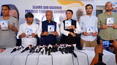 congress releases its manifesto for j k  statehood  rehabilitation of kashmiri pandits among top priorities