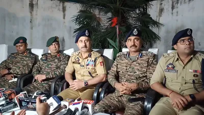 security forces hold joint presser on kulgam gunfight