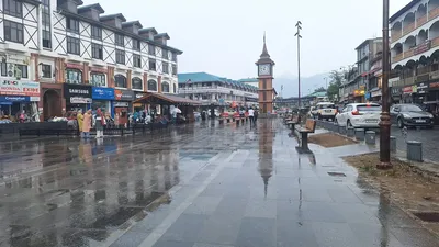 rains bring relief after weeks of sweltering heat wave and dry spell in kashmir