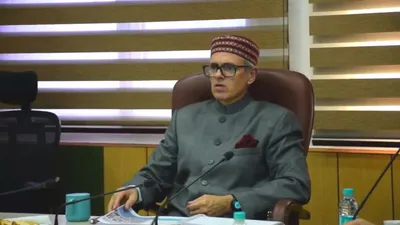 cm omar abdullah chairs review meeting of tourism department in jammu