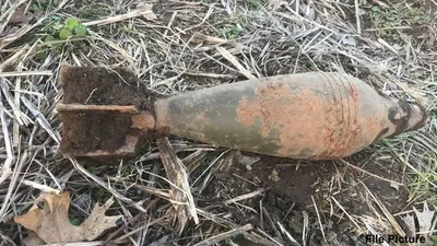 rusted mortar shell recovered  defused in poonch