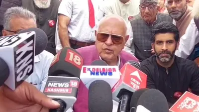 “those who once raised ‘pakistan zindabad’ slogans now align with bjp”  farooq abdullah