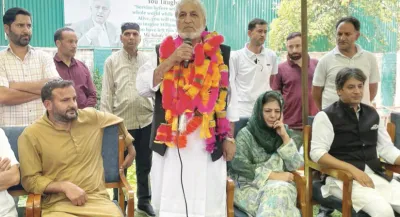 pdp candidate addresses party workers in kangan