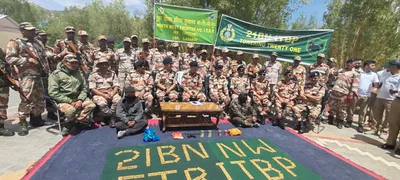 itbp seizes 108 kgs of gold near eastern ladakh