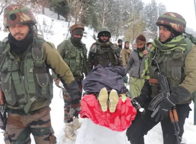 army rescues pregnant woman amid snowfall in langate