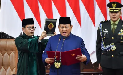 mos external affairs attends indonesia’s presidential inauguration