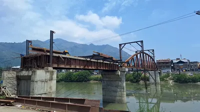 slow work on bridge in ganderbal area irks residents