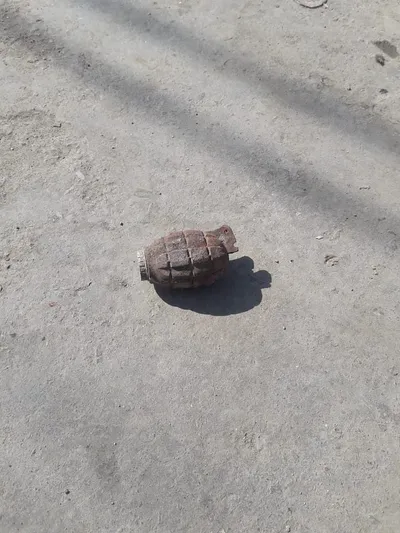 rusted hand grenade found  destroyed in thanamandi