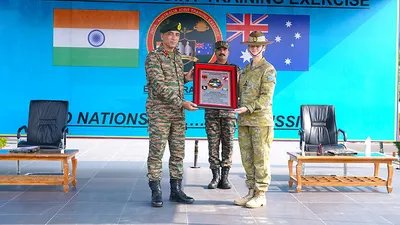 india  australia launch 3rd edition of joint military exercise