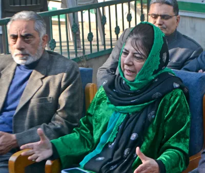 mehbooba mufti accuses nc of reducing pagd to a ‘joke’