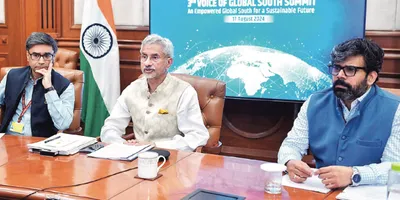 jaishankar lays emphasis on achieving sdgs  advancing global progress