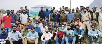 cleanliness drive carried out in sonamarg