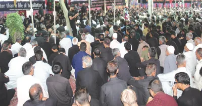 arbaeen congregations held across kashmir