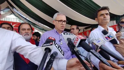 india must put pressure on israel to stop innocent killings in gaza  lebanon  omar abdullah