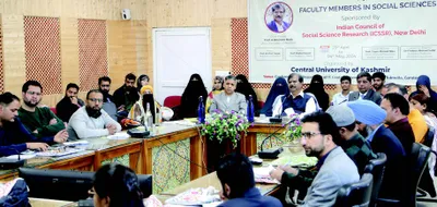 cuk kick starts capacity building programme for faculty members in social sciences