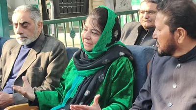 will take decision after consulting congress mehbooba on omar abdullah s no alliance remark