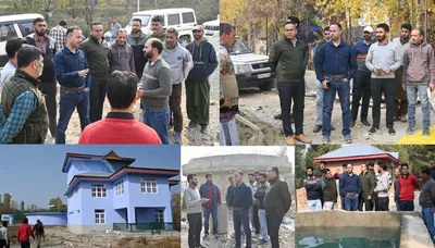 several water supply schemes inspected in shopian