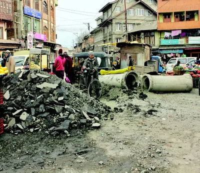 authorities sit on repairs of dilapidated roads in downtown