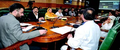 secretary heath reviews functioning of skims