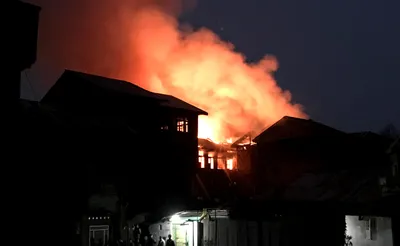 house  2 other structures damaged in sopore fire