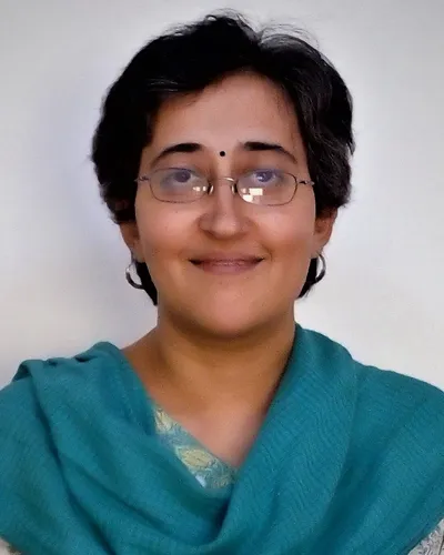 aap leader atishi takes charge as eighth chief minister of delhi