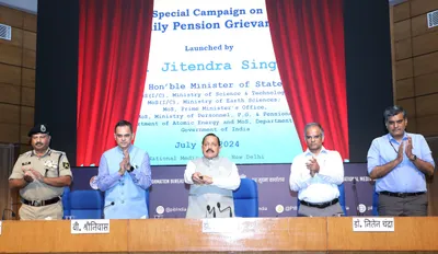 jitendra singh launches campaign to address family pension grievances