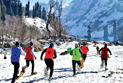 snow in gulmarg ignites hope for a revival of winter tourism
