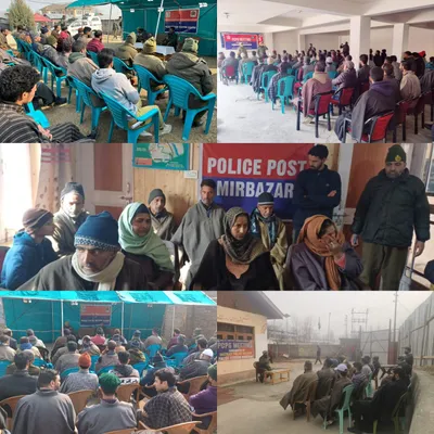 police facilitate pcpg meetings in kulgam