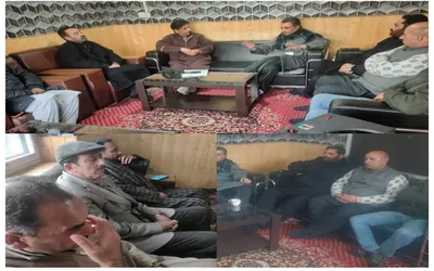 apni party leaders hold meeting in anantnag