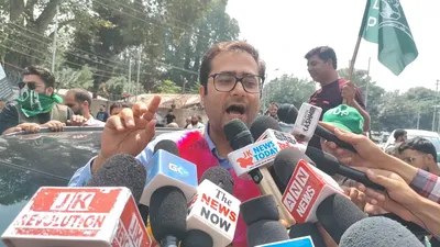 we aim to serve people  says pdp s zuhaib mir after filing nomination