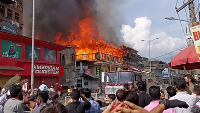 masjid among several structures gutted in srinagar blaze